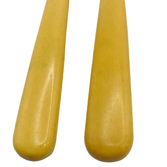 FB Rogers FISH Fork Knife SET English Silverplate Celluloid Handles EPNS - Picture 4 of 8